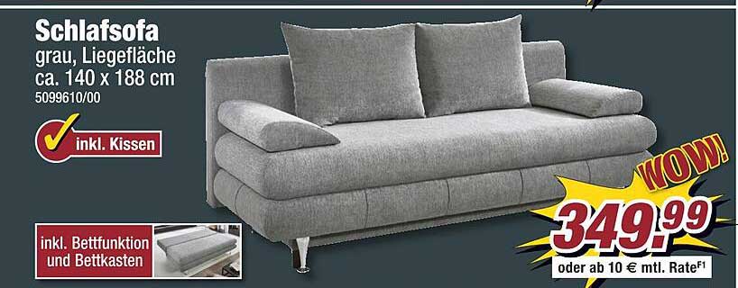 Schlafsofa Angebot bei POCO