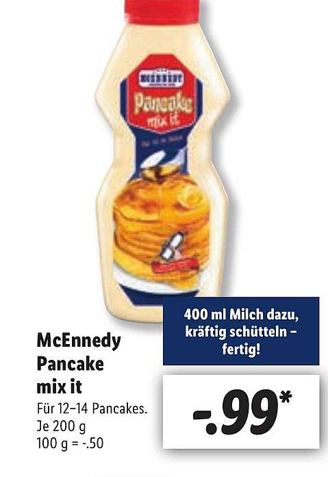 Lidl It Mcennedy Pancake Mix Angebot bei