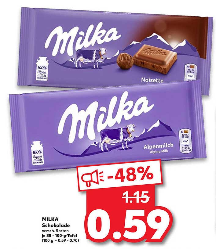 Wo Gibt Es Milka Schokolade Im Angebot Milka Schokolade Angebot bei Kaufland - 1Prospekte.de