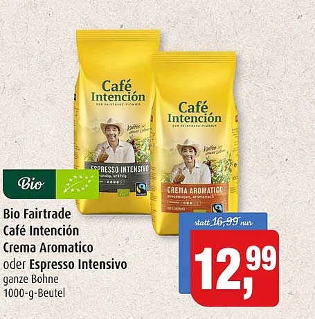 Markant Bio Fairtrade Café Intencion Crema Aromatico Oder Espresso Intensivo