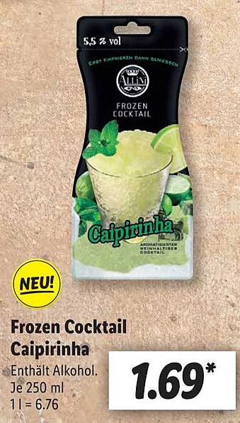 Lidl Frozen Cocktail Caipirinha