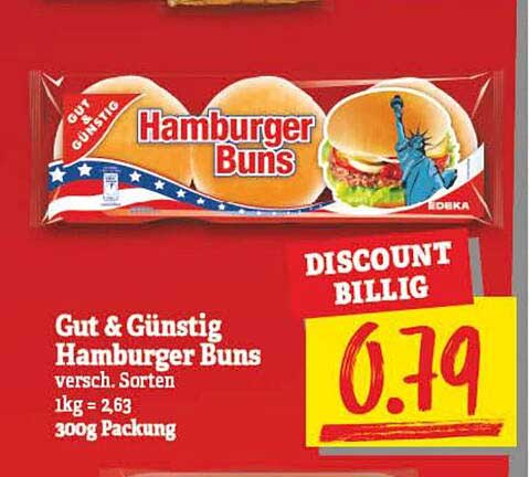 Burger Buns Gut Und Gnstig