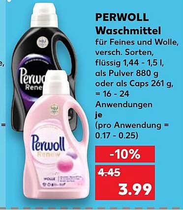 Perwoll Waschmittel Angebot bei Kaufland 1Prospekte.de
