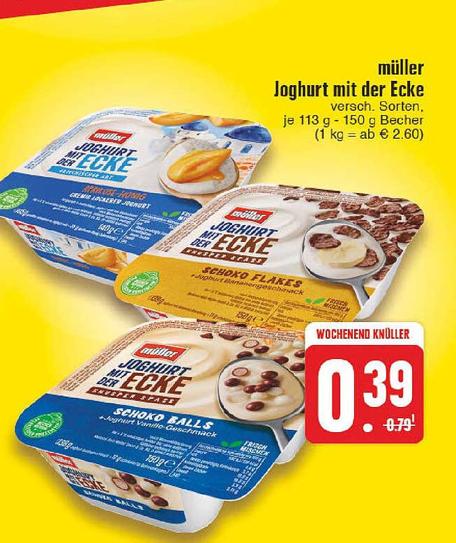 Müller Joghurt Mit Der Ecke Angebot bei EDEKA