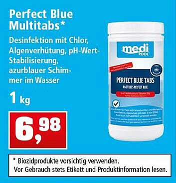 Wunderbar Medipool Perfect Blue Tabs Ebenbild