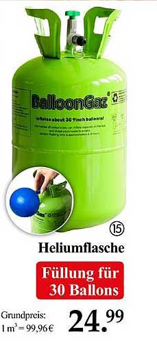 Woolworth Heliumflasche