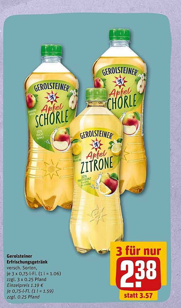 Wunderbar Gerolsteiner Angebot Rewe Bild
