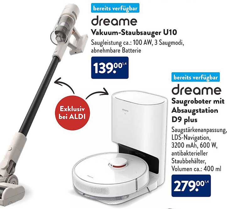 Dreame Vakuumstaubsauger U10 Dreame Saugroboter Mit Absaugstation D9