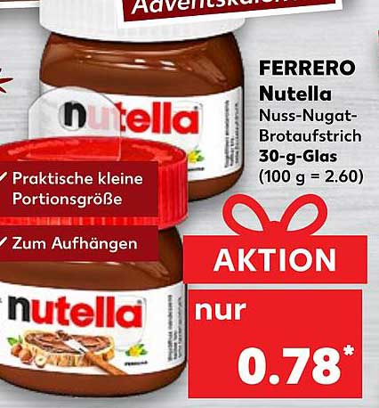 Ferrero Nutella Angebot bei Kaufland 1Prospekte.de