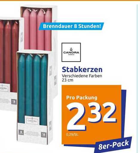 Stabkerzen Angebot bei Action 1Prospekte.de