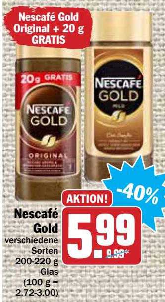 Hit Markt Nescafé Gold