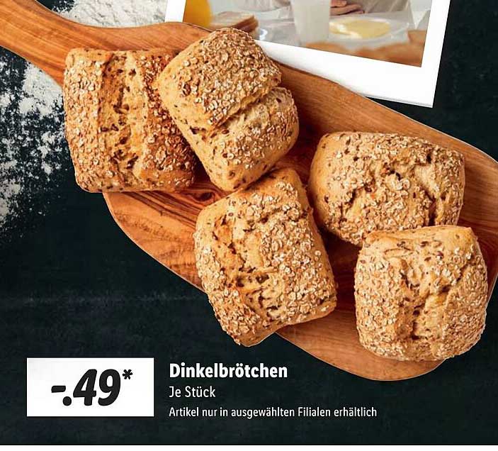 Dinkelbrötchen Angebot bei Lidl - 1Prospekte.de