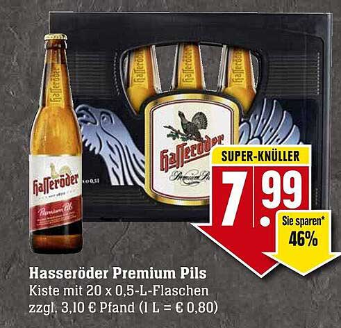 Hasseröder Premium Pils Angebot bei E Center