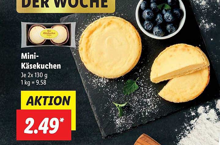 Mini-käsekuchen Angebot bei Lidl - 1Prospekte.de