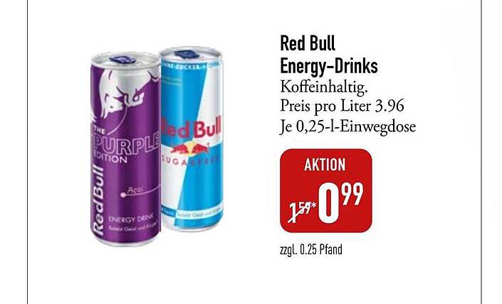 DINEA Red Bull Energy Drink