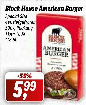 Simmel Block House American Burger