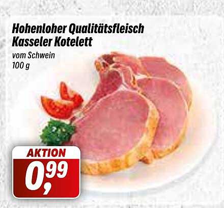 Simmel Hohenloher Qualitätsfleisch Kasseler Kotelett