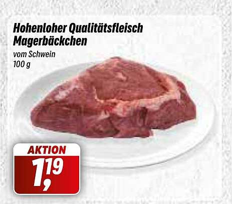 Simmel Hohenloher Qualitätsfleisch Magerbäckchen