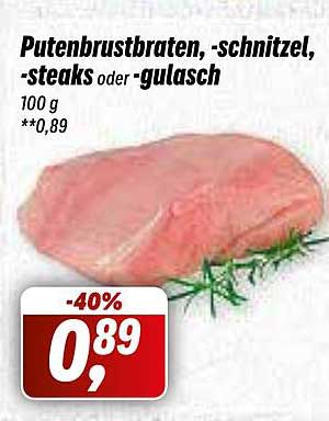 Simmel Putenbrustbraten, -schnitzel, -steaks Oder -gulasch