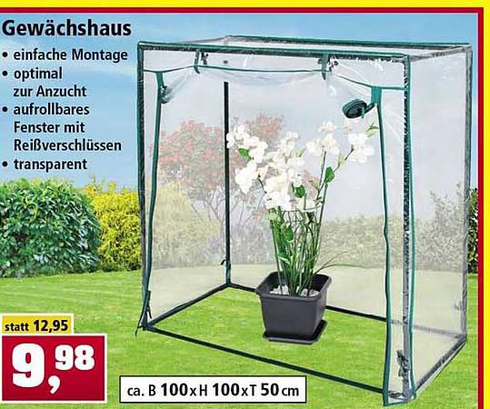 Gewächshaus Angebot bei Thomas Philipps 1Prospekte.de