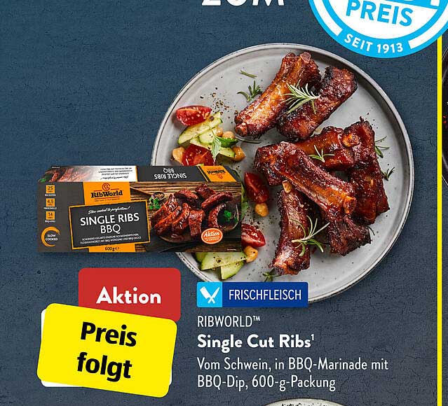 Ribworld Single Cut Ribs Angebot bei ALDI sud
