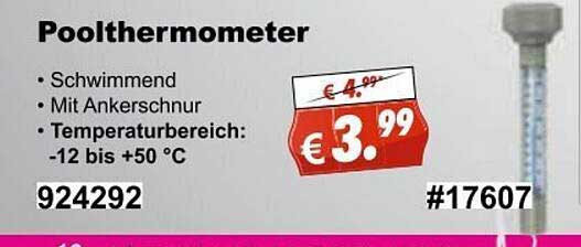 Stabilo Fachmarkt Poolthermometer