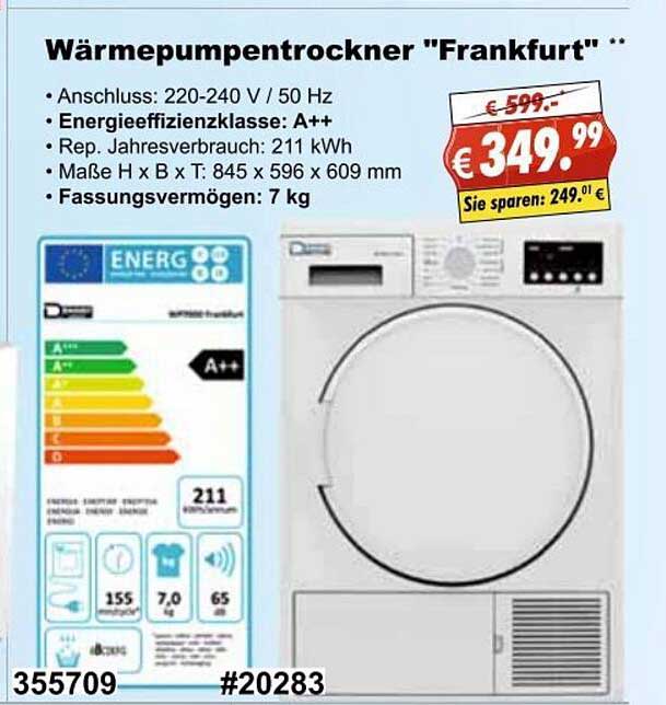 Stabilo Fachmarkt Wärmepumpentrockner Frankfurt