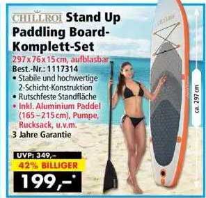 Chillroi Stand-Up-Paddling-Board Komplett-Set  2-Schicht-Konstruktion 