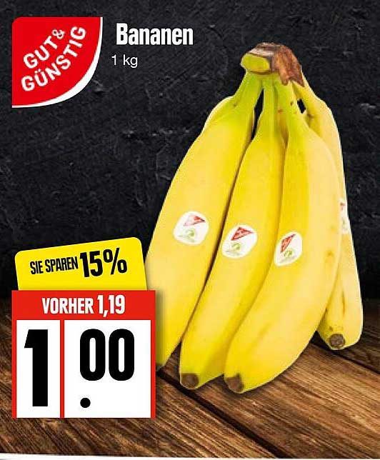 Gut G Nstig Bananen Angebot Bei Edeka Prospekte De