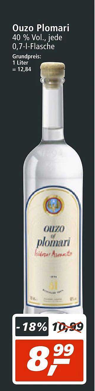 Ouzo Plomari Angebot bei Real