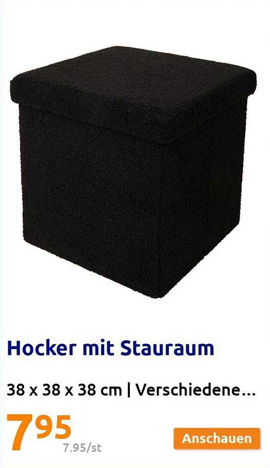 Hocker Action Hocker Mit Stauraum Angebot bei Action - 1Prospekte.de