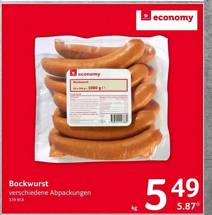 Bockwurst Angebot bei Selgros 1Prospekte.de