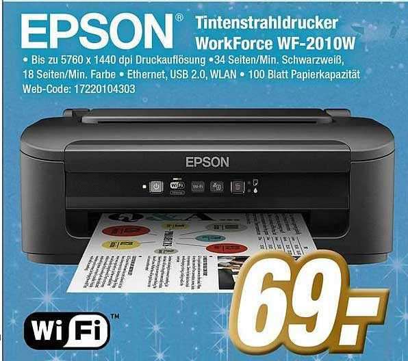 Epson Tintenstrahldrucker Workforce Wf 2010w Angebot Bei Expert Klein 1prospektede 2837