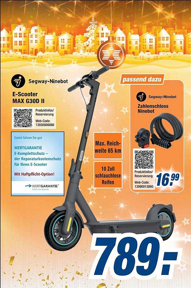 Segway-ninebot E-scooter Max G30d II Angebot bei Expert