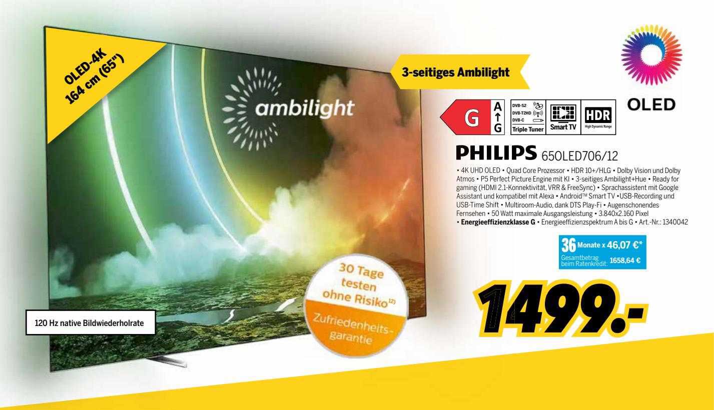 Philips oled 706 обзор