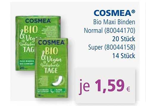 Apotal Cosmea Bio Maxi Binden Normal Oder Super