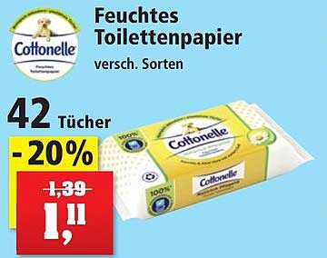 Thomas Philipps Cottonelle Feuchtes Toilettenpapier