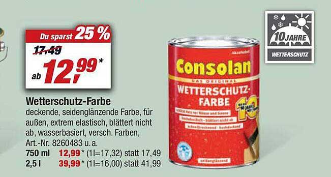 Consolan - Wetterschutz-Farbe In Neuen Tönen | Xyladecor