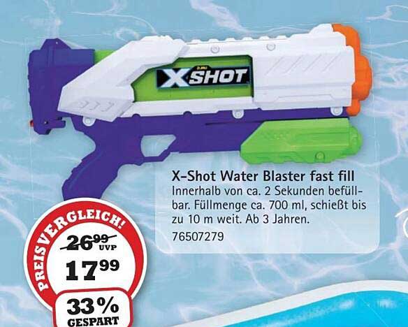 Vedes X-shot Water Blaster Fast Fill