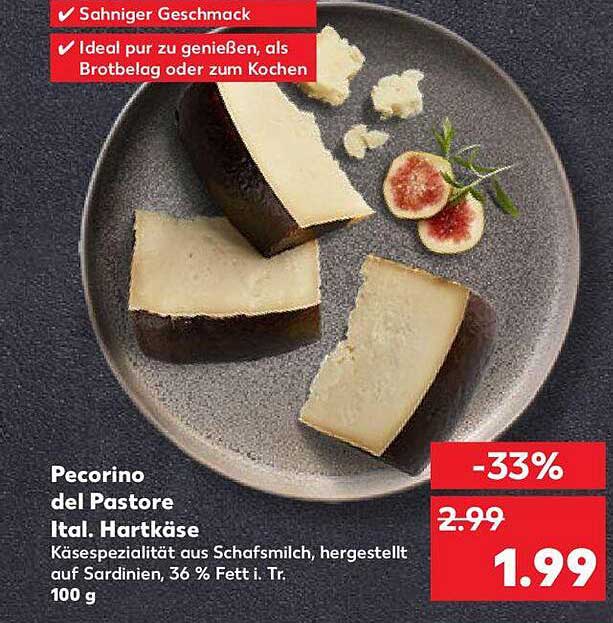Pecorino Del Pastore Ital. Hartkäse Angebot bei Kaufland 1Prospekte.de