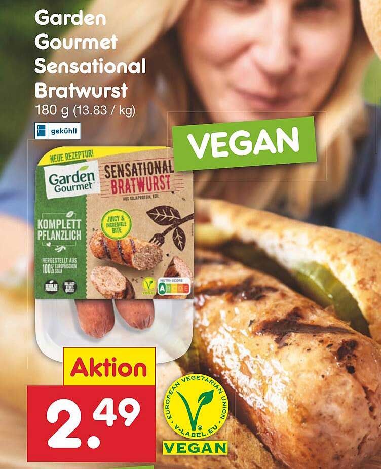 Garden Gourmet Sensational Bratwurst Angebot bei Netto Marken-Discount ...