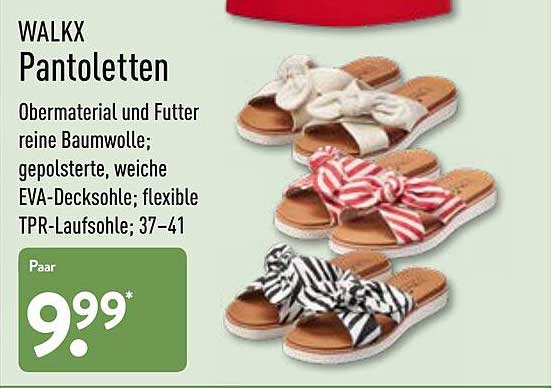 walkx pantoletten aldi