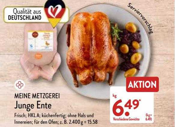 Meine Metgerei Junge Ente Angebot bei ALDI Nord 1Prospekte.de