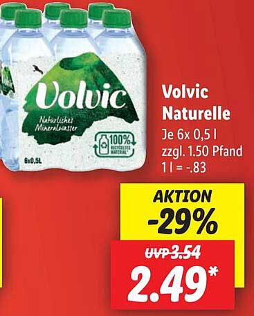 Volvic Naturelle Angebot bei Lidl 1Prospekte.de