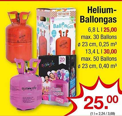 Zimmermann Helium Ballongas