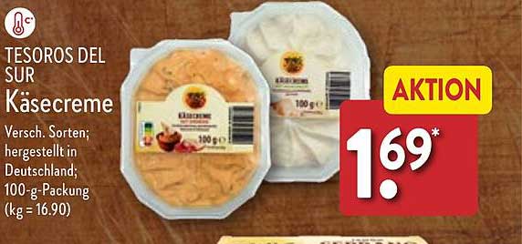 Tesoros Del Sur Käsecreme Angebot bei ALDI Nord - 1Prospekte.de