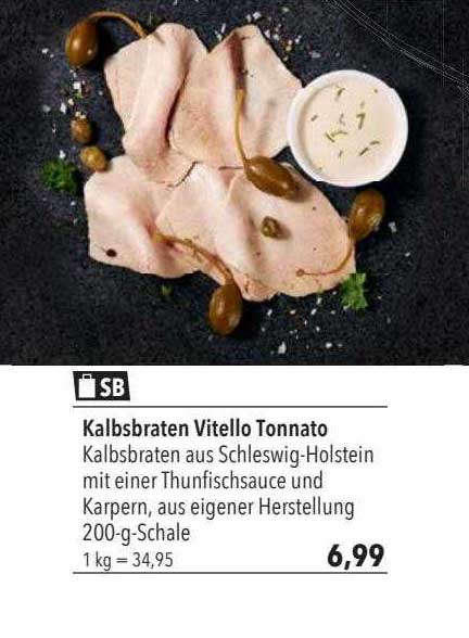 Kalbsbraten Vitello Tonnato Angebot bei CITTI Markt - 1Prospekte.de