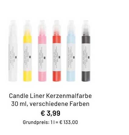 Idee Creativmarkt Candle Liner Kerzenmalfarbe