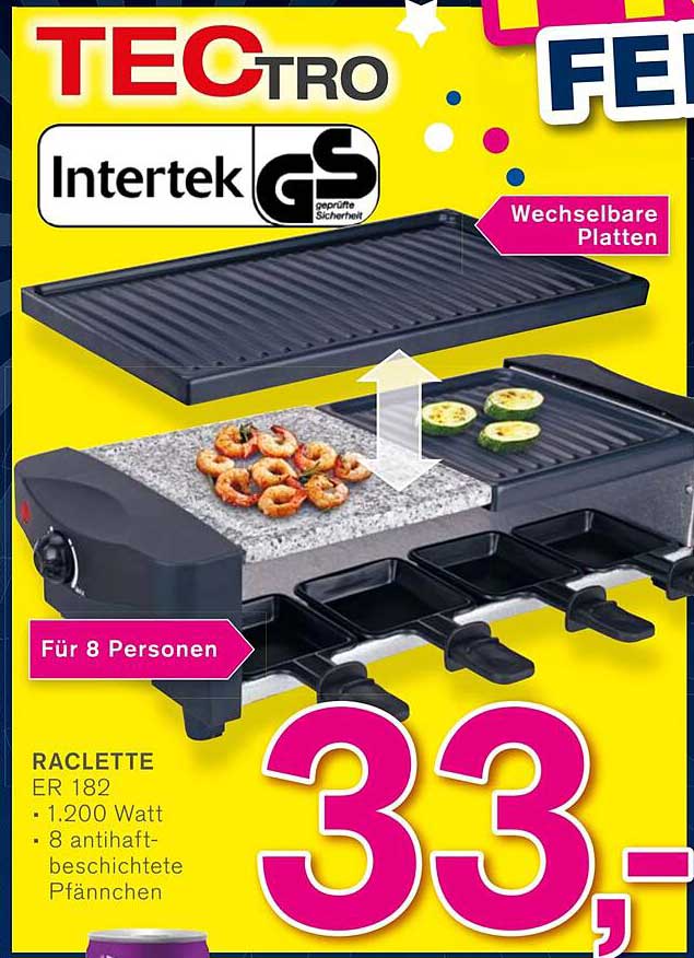 Tectro Raclette Angebot bei KODi - 1Prospekte.de