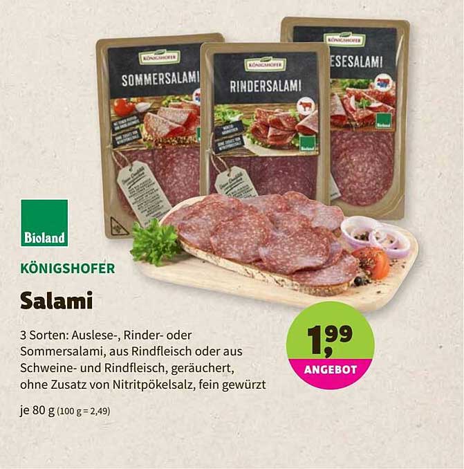 BioMarkt Salami